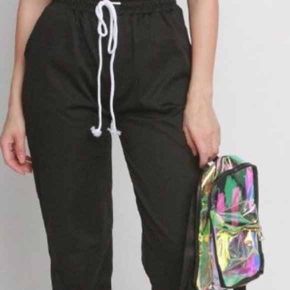 💥Cute One Sleve Top and Jogger Pants Set - Picture 4 of 8